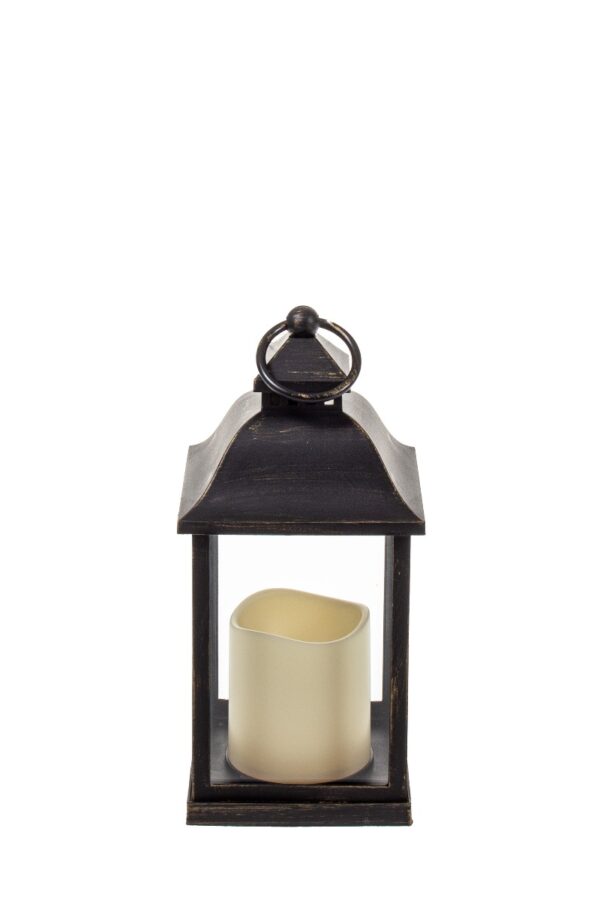 Led-lyhty 23cm musta - Kuva 2