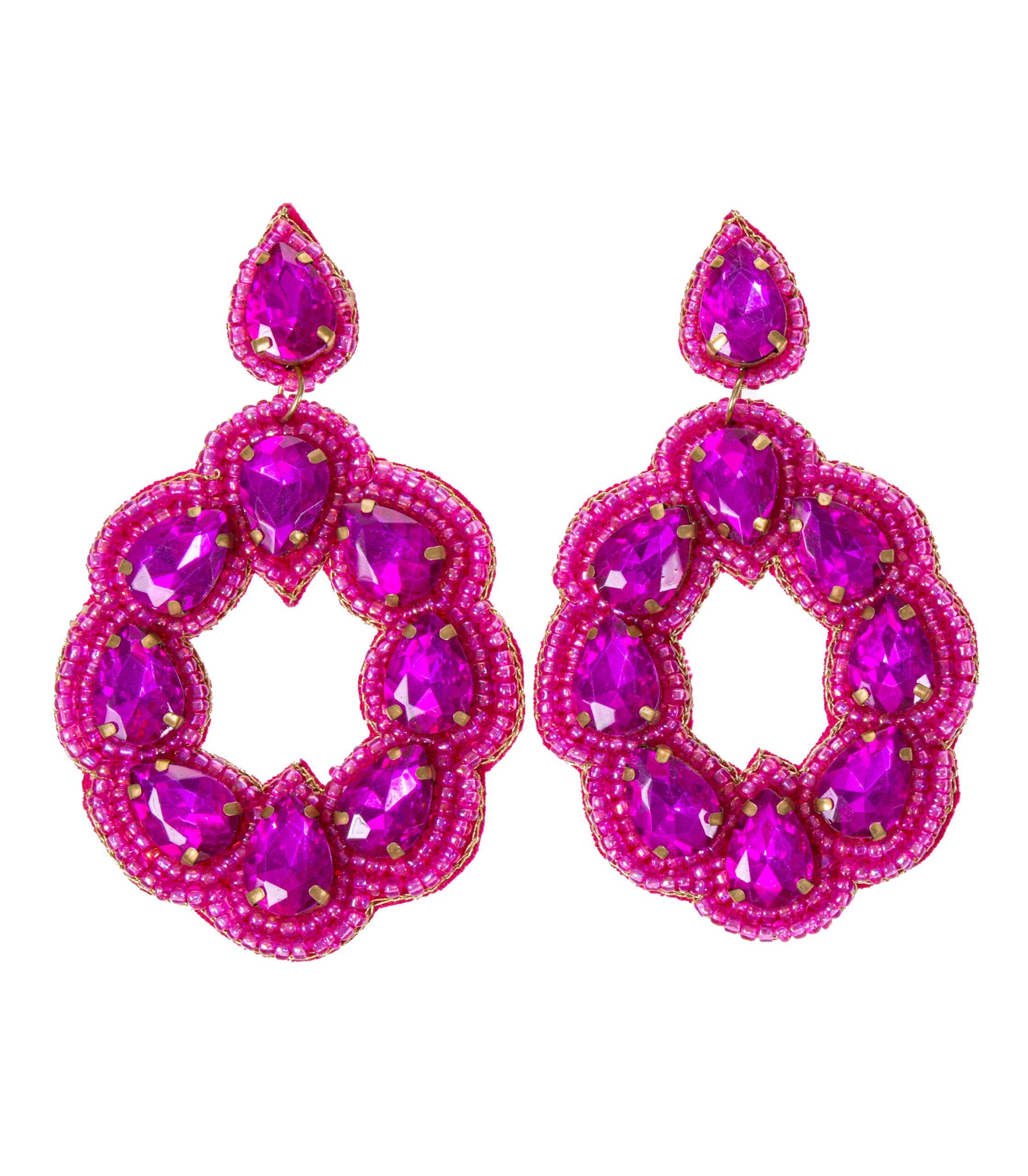 Korvakorut FUCHSIA DIAMOND - Kuva 1