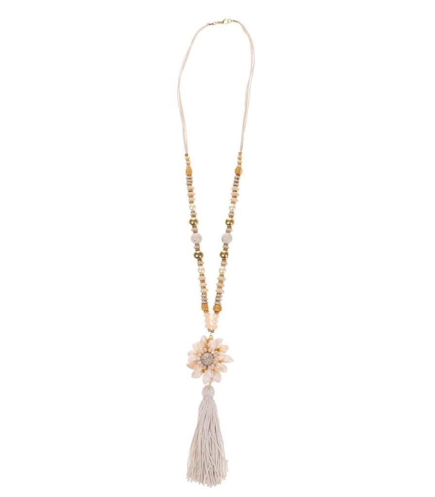 Kaulakoru vaalea tassel