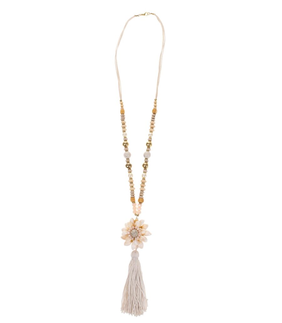Kaulakoru vaalea tassel