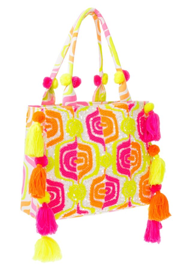 Käsilaukku tassel neon - Kuva 2