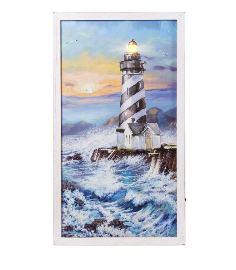 Canvastaulu 34x60cm led
