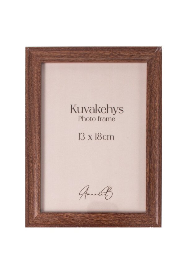 Valokuvakehys 13x18cm tumma puu - Kuva 2