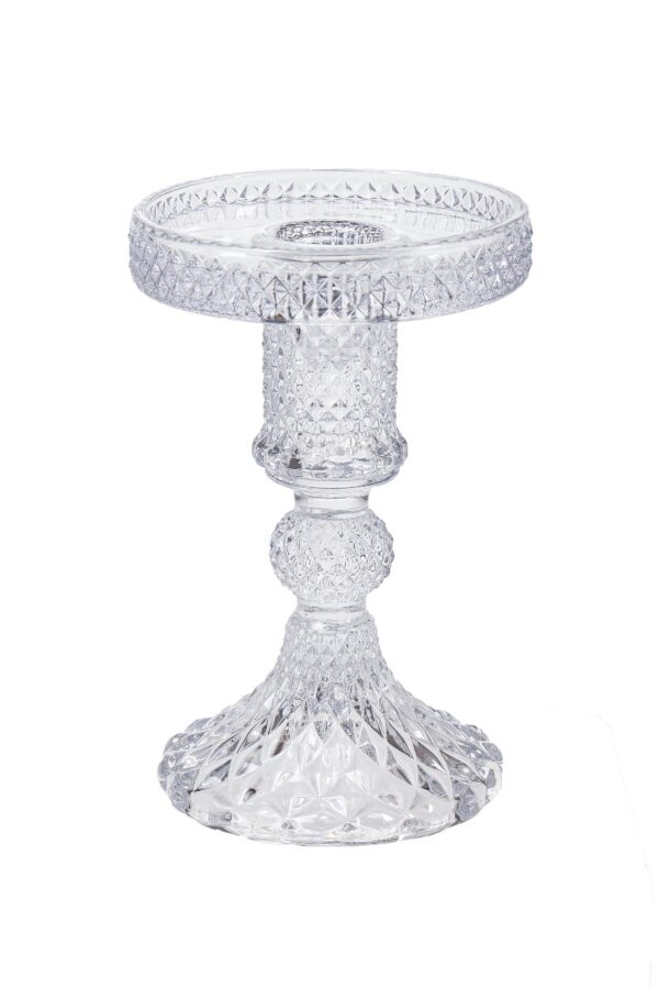 Kynttilänjalka lasia 13,5cm - Kuva 2