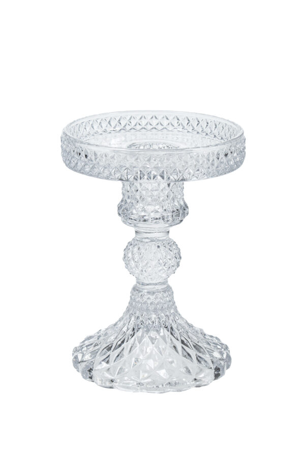 Kynttilänjalka lasia 11,5cm - Kuva 1