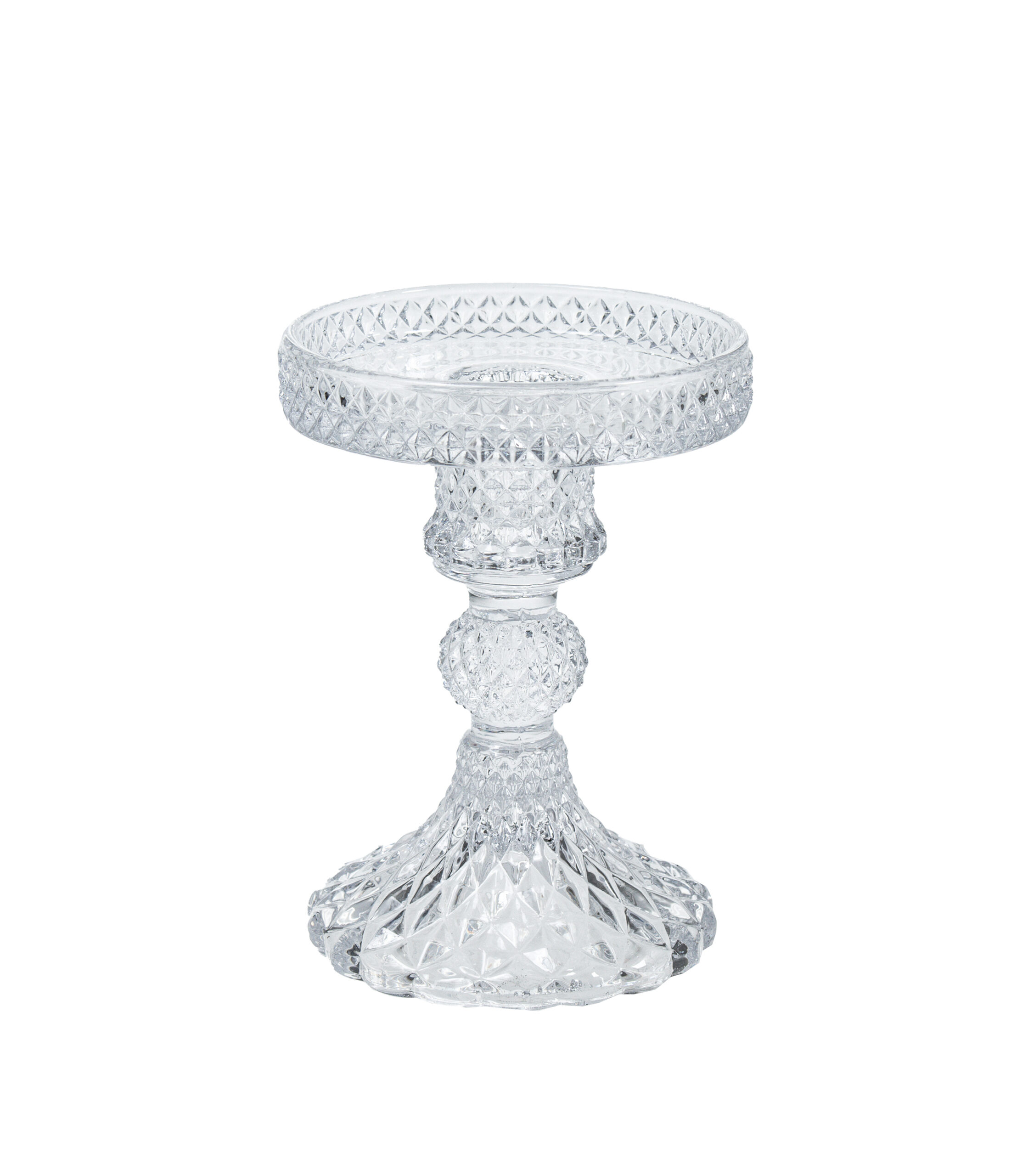 Kynttilänjalka lasia 11,5cm - Kuva 1