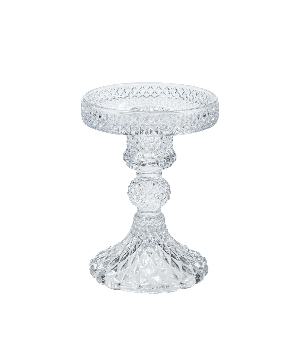 Kynttilänjalka lasia 11,5cm - Kuva 2