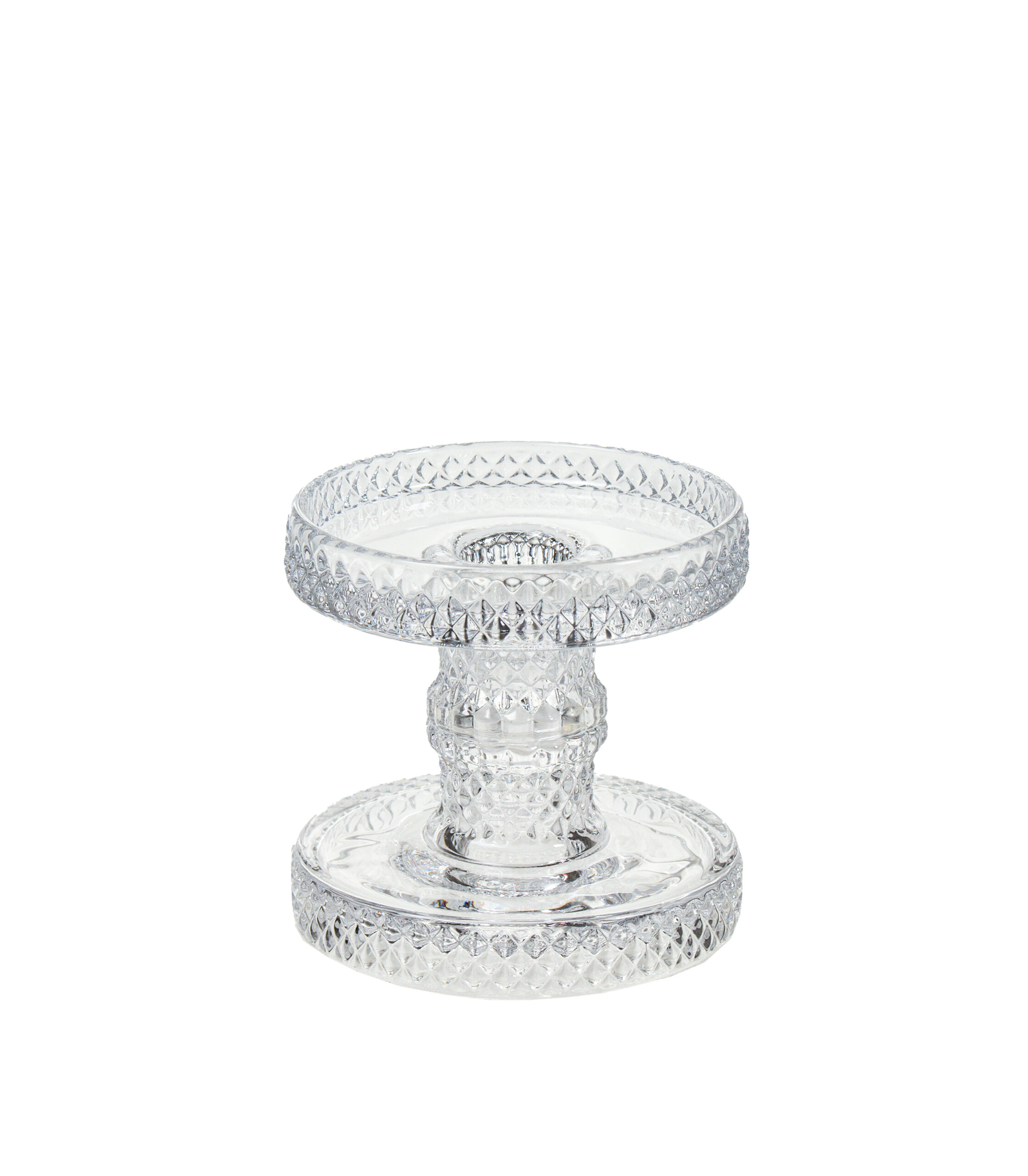Kynttilänjalka lasia 8cm - Kuva 1