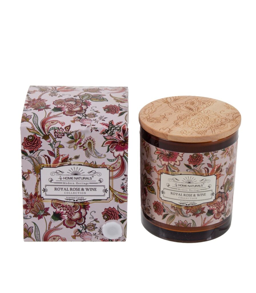 Tuoksukynttilä royal rose & wine
