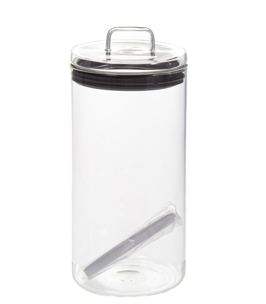 Lasipurkki 1500ml kirkas