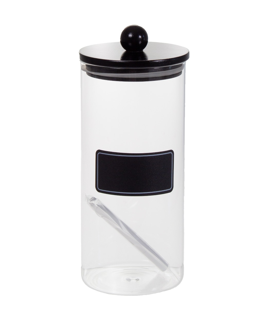 Lasipurkki 1300ml musta - Kuva 2