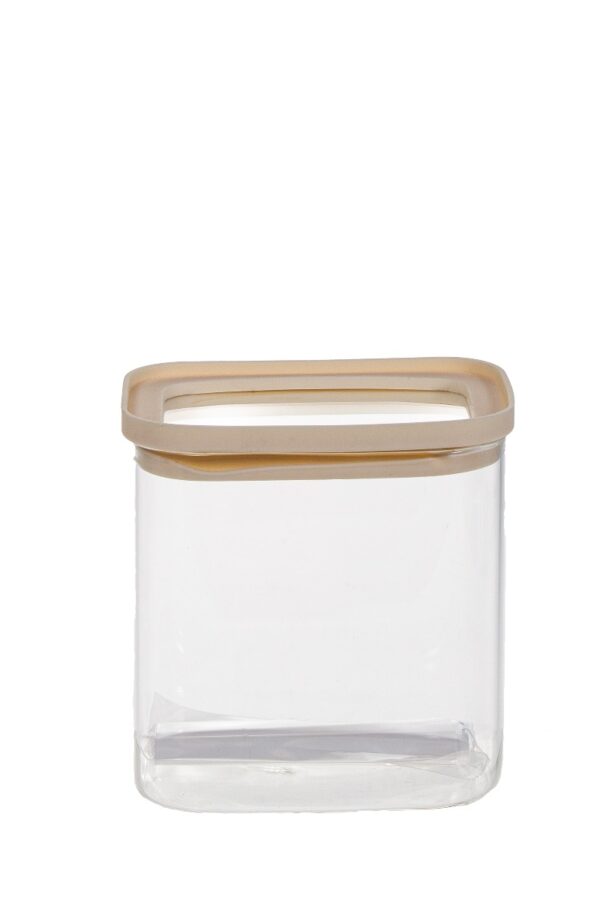 Lasipurkki 800ml kerma/kirkas - Kuva 2