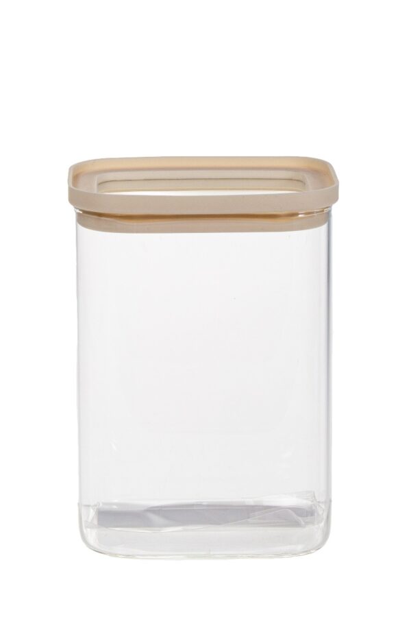Lasipurkki 1100ml kerma/kirkas - Kuva 2