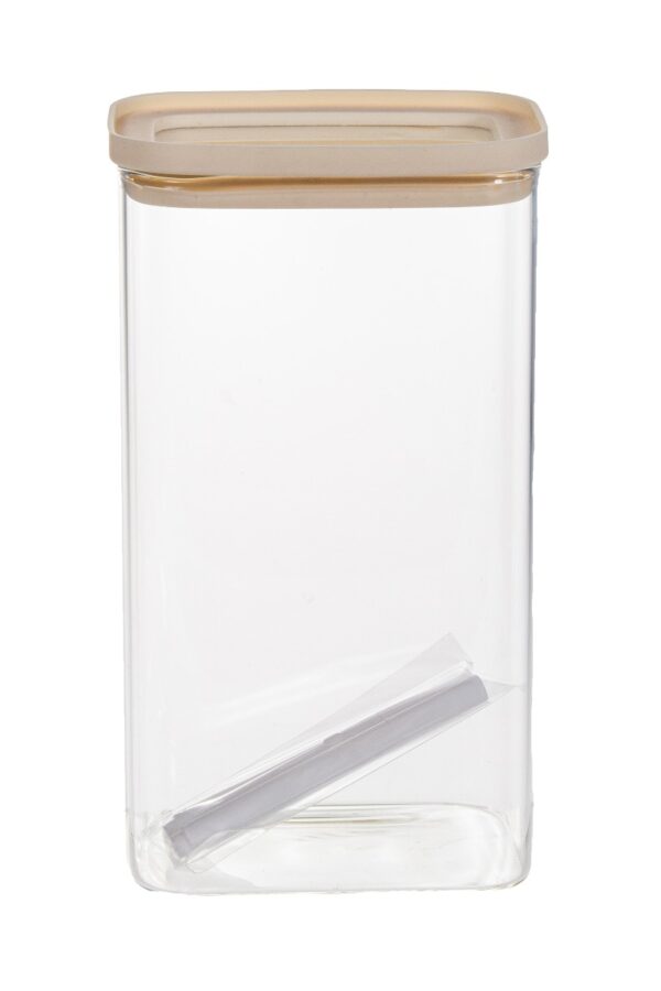Lasipurkki 1600ml kerma/kirkas - Kuva 2