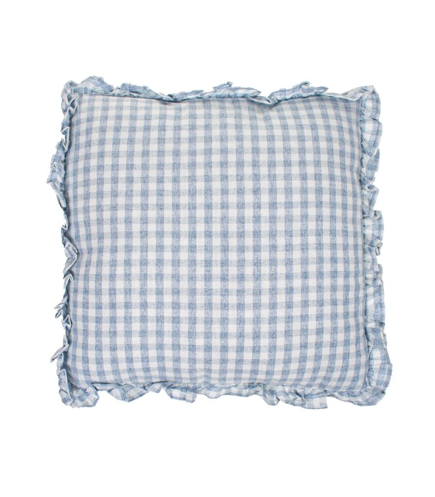 Tyyny sininen ruutu 43x43cm
