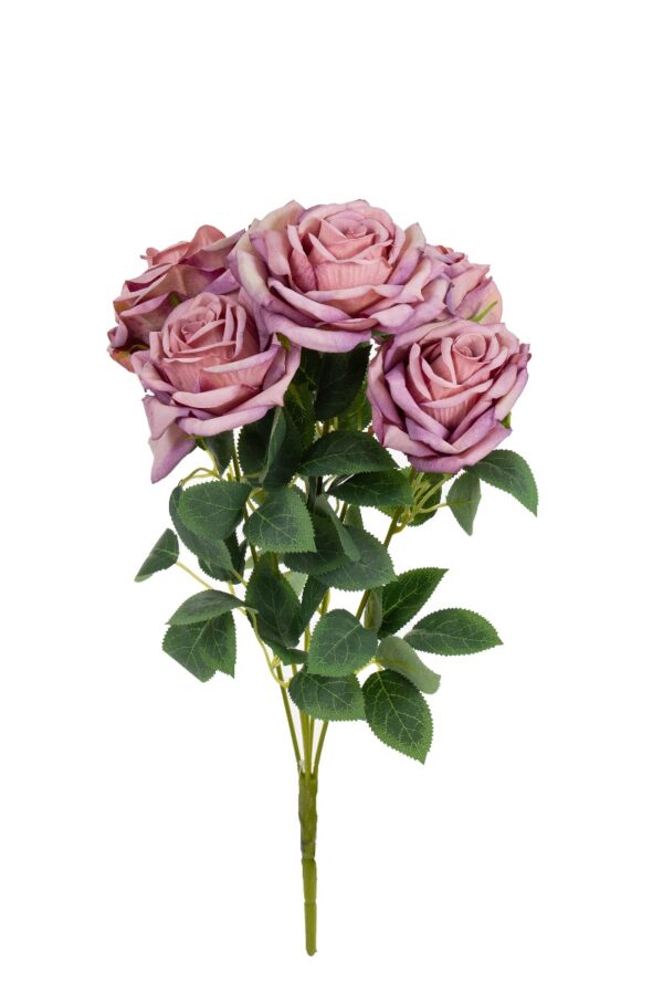 Ruusukimppu violetti 45cm - Kuva 2