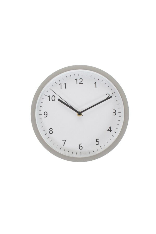 Seinäkello 25cm harmaa - Kuva 2