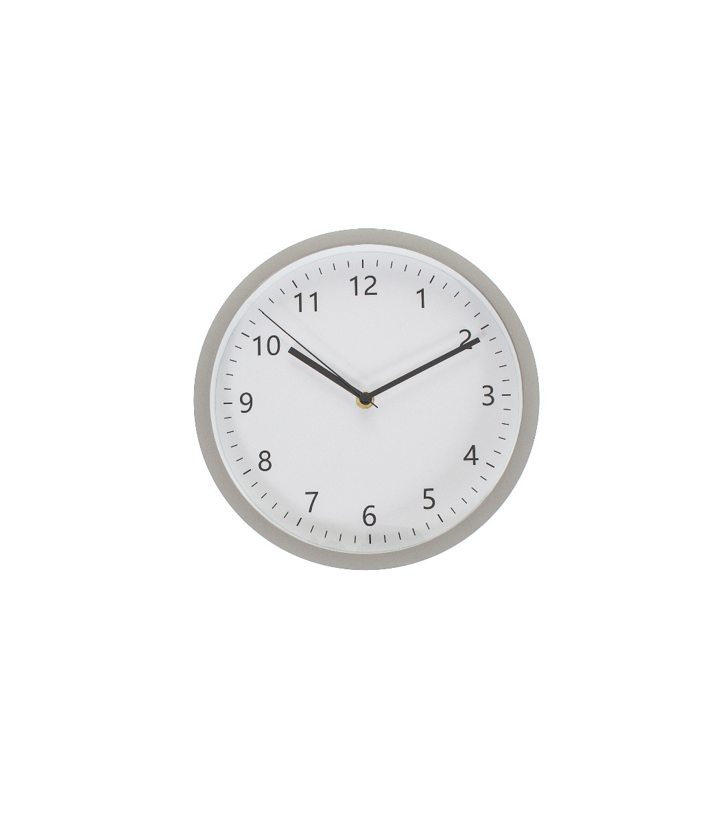 Seinäkello 25cm harmaa - Kuva 2