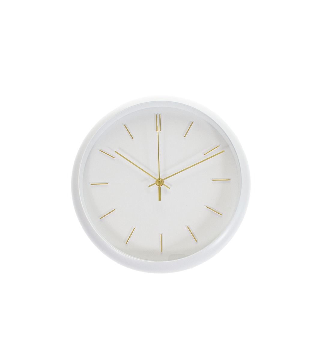 Seinäkello 30cm valkoinen - Kuva 2
