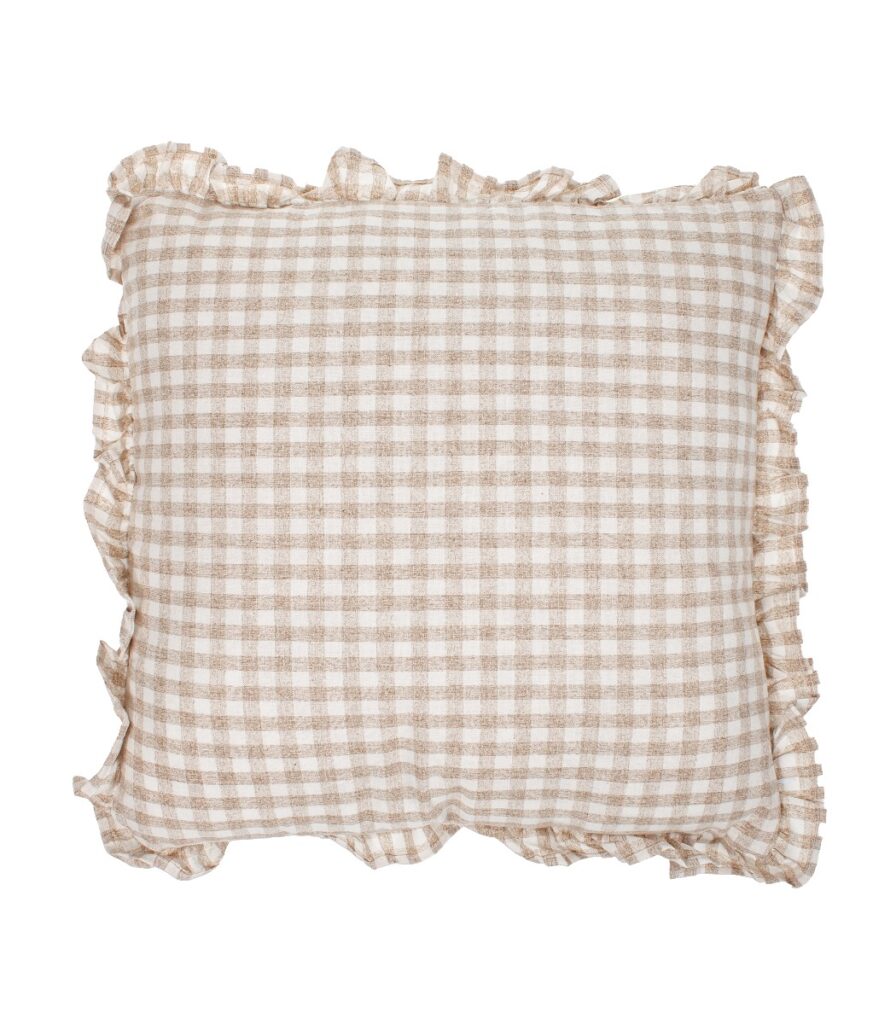 Tyyny beige ruutu 43x43cm