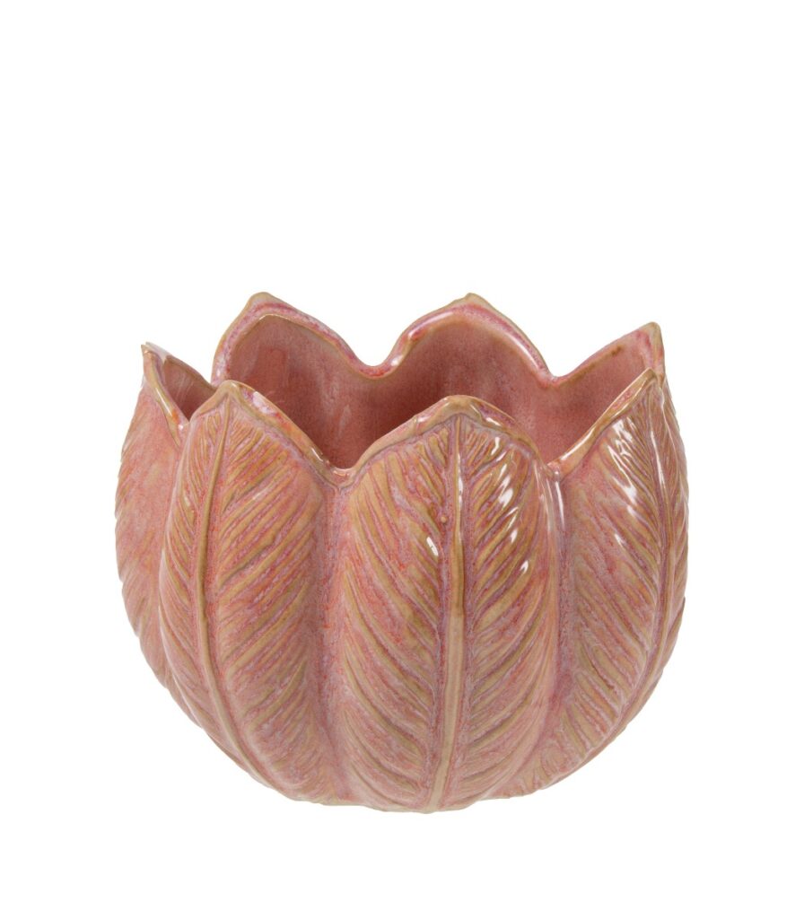 Ruukku pinkki kukka 14x14x11cm