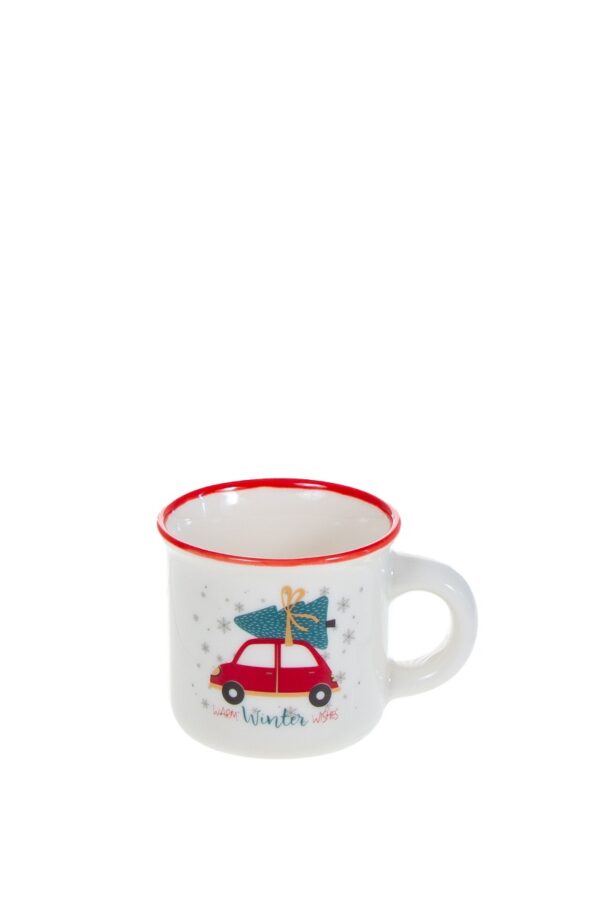 Minijoulumuki jouluauto punainen - Kuva 2