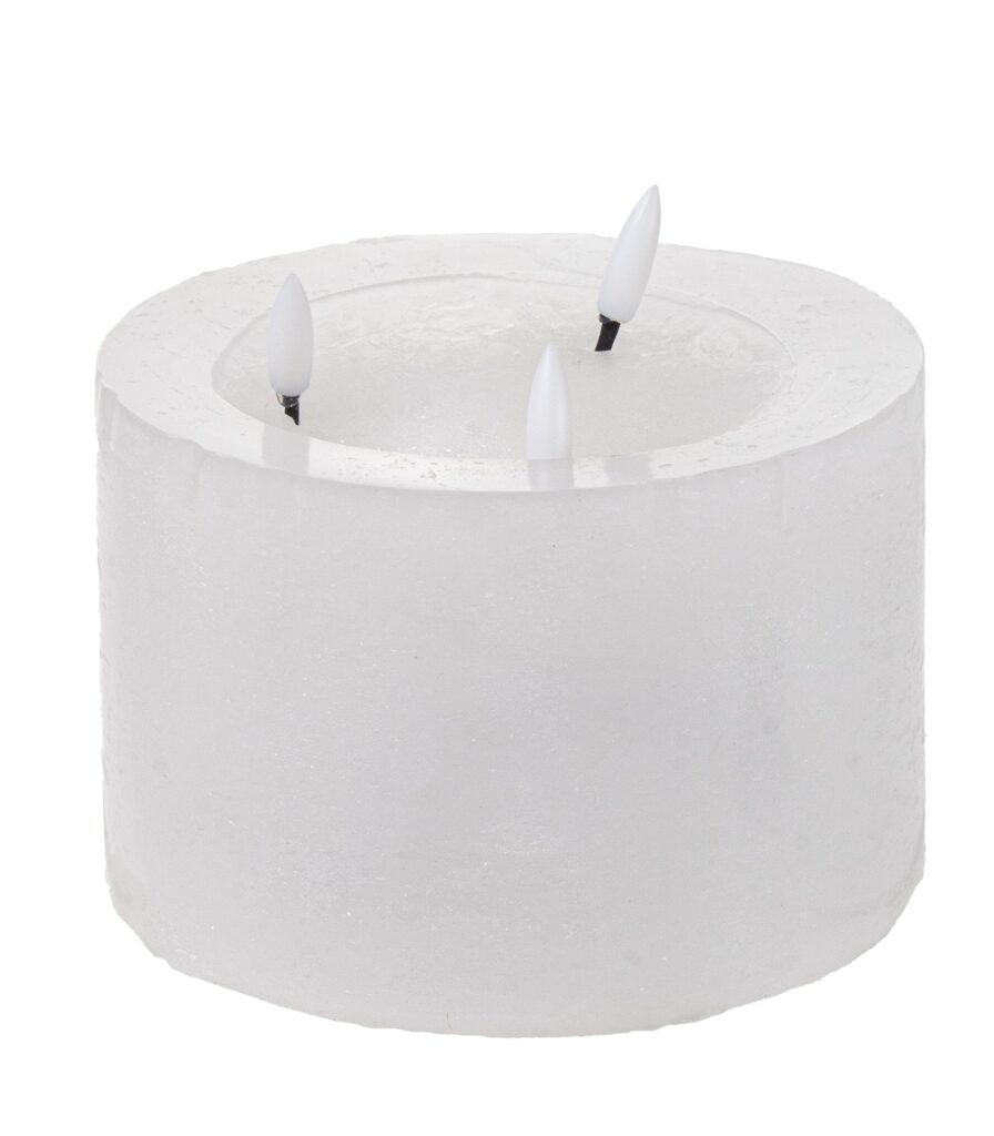 Kynttilä LED 15x10cm valkoinen