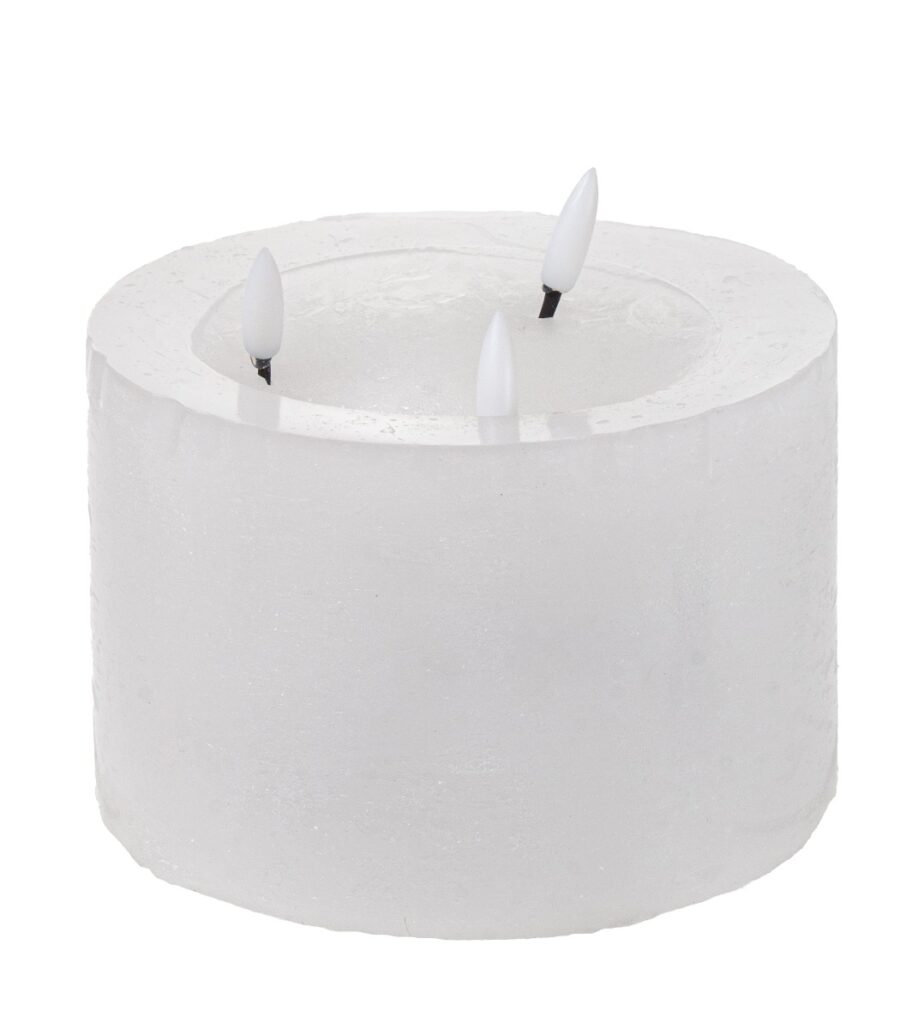 Kynttilä LED 15x10cm valkoinen
