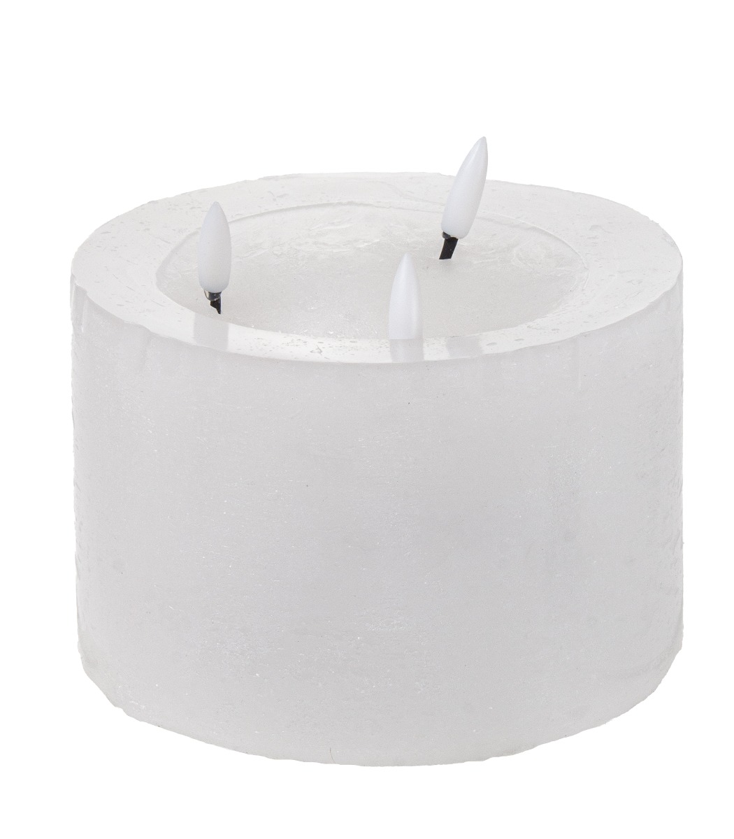 Kynttilä LED 15x10cm valkoinen - Kuva 2