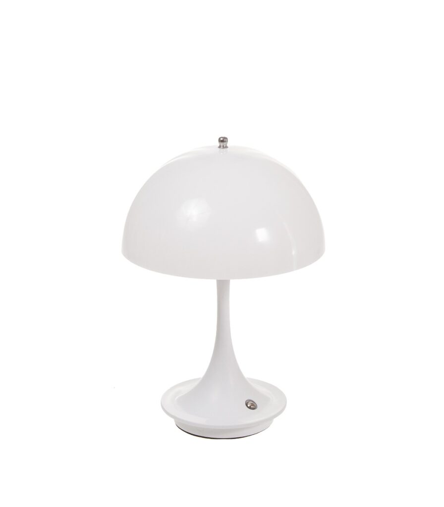 Pöytävalaisin 23,5cm valkoinen LED