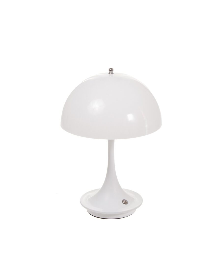 Pöytävalaisin 23,5cm valkoinen LED