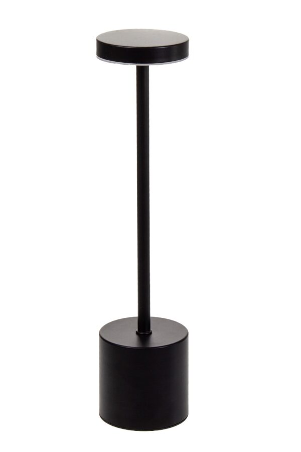 Pöytävalaisin 34cm musta LED - Kuva 2
