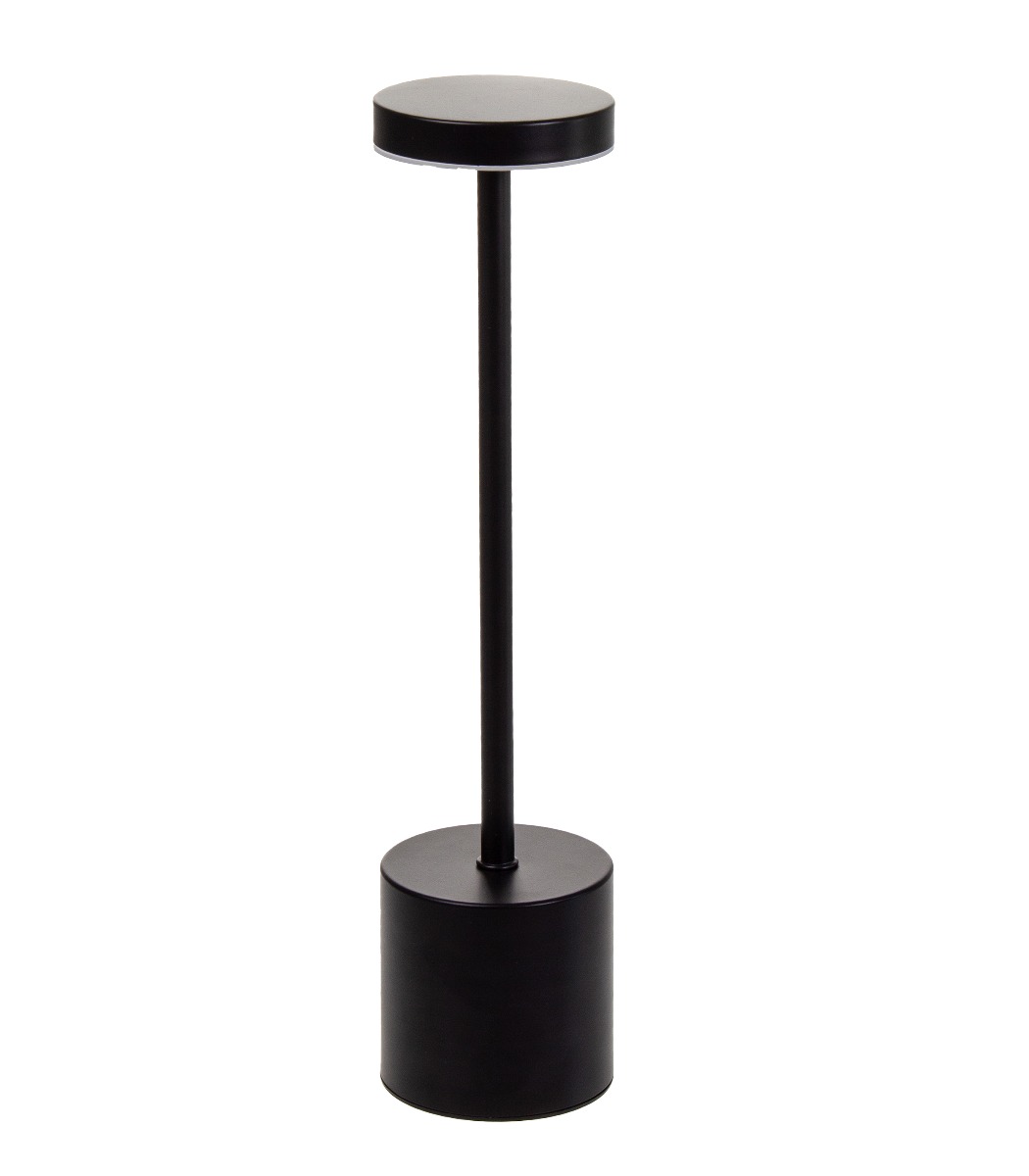 Pöytävalaisin 34cm musta LED - Kuva 2