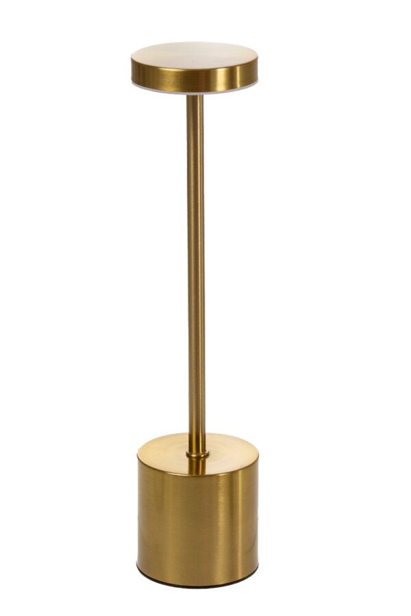 Pöytävalaisin 34cm kulta LED - Kuva 2
