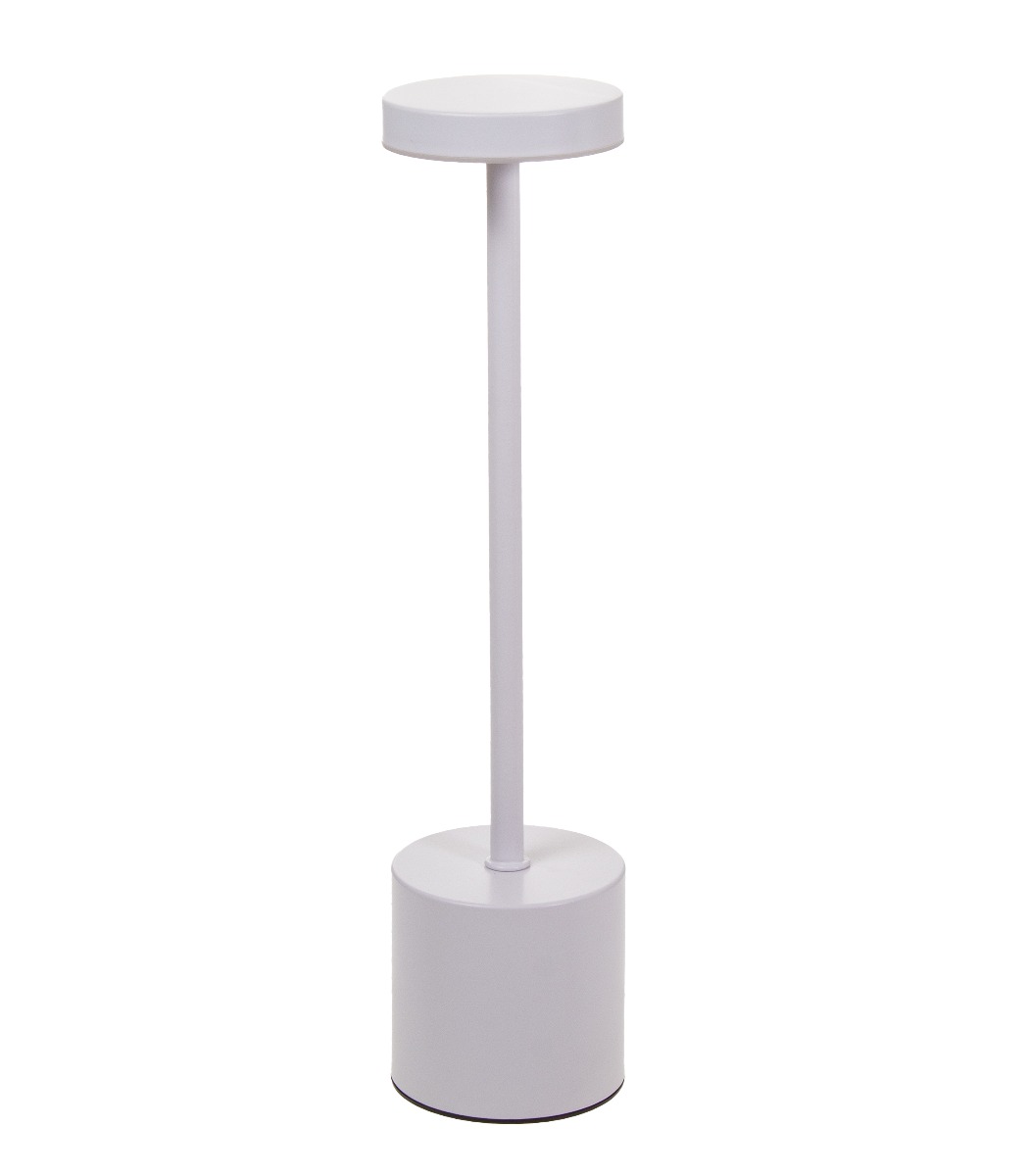 Pöytävalaisin 34cm valkoinen LED - Kuva 1