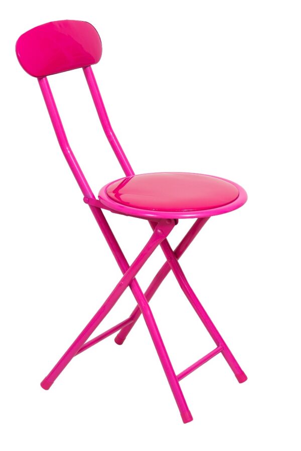 Taittotuoli pinkki 30x30x74cm - Kuva 2