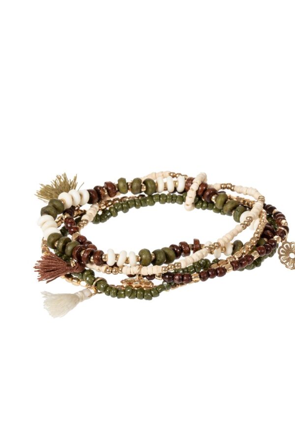 Rannekorusetti ruskea/ivory PEARL GLOW - Kuva 2