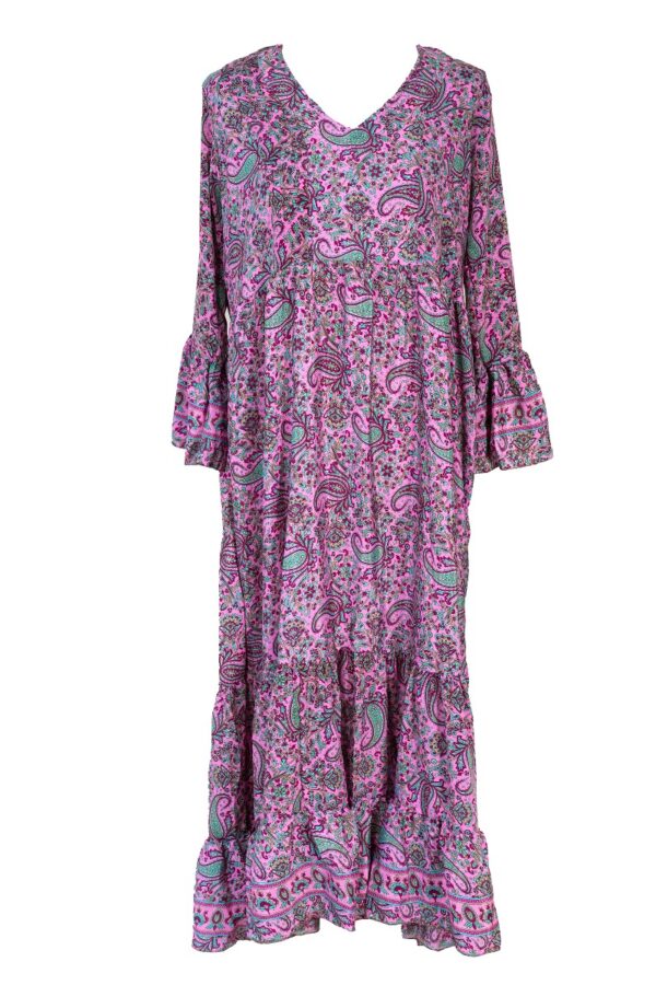 Mekko pinkki pitkä ESMERALDA - Kuva 2