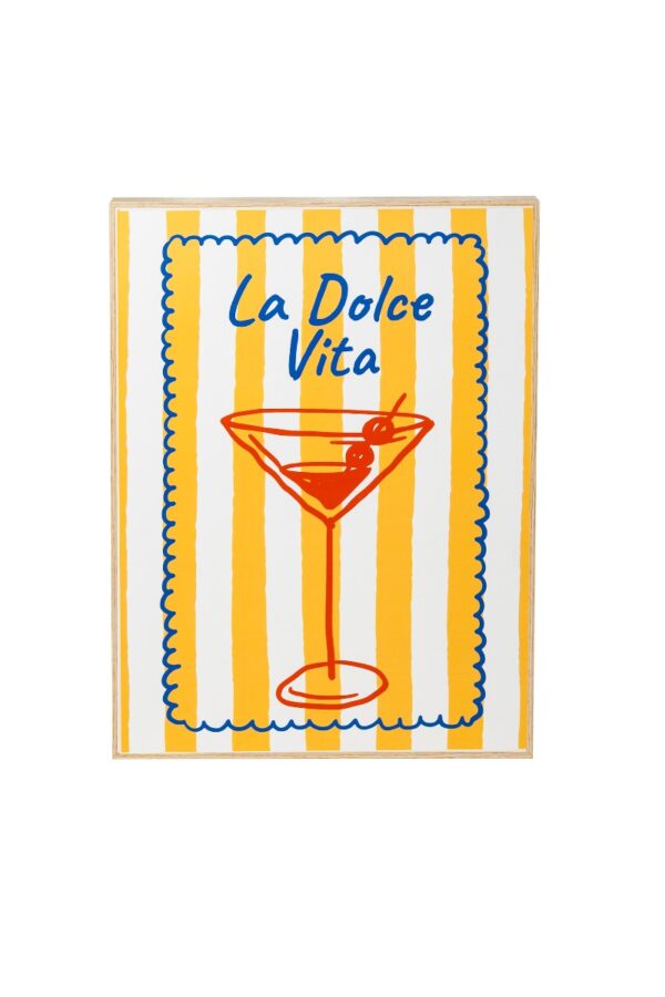 Taulu la dolce vita 30x40cm - Kuva 2