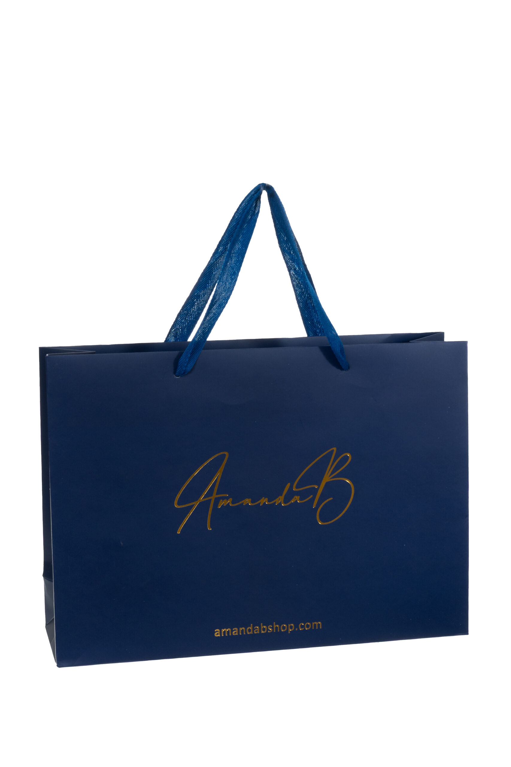 Paperikassi royal blue 35x25x10cm - Kuva 1