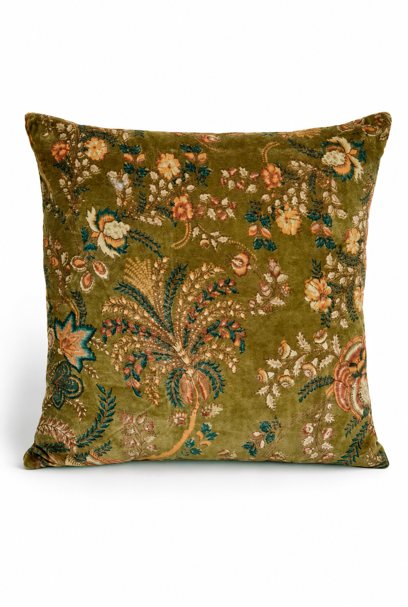 Samettityyny 50x50cm VELVET OLIVE - Kuva 2