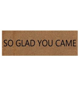 Kynnysmatto 40x120 so glad you came - Kuva 2