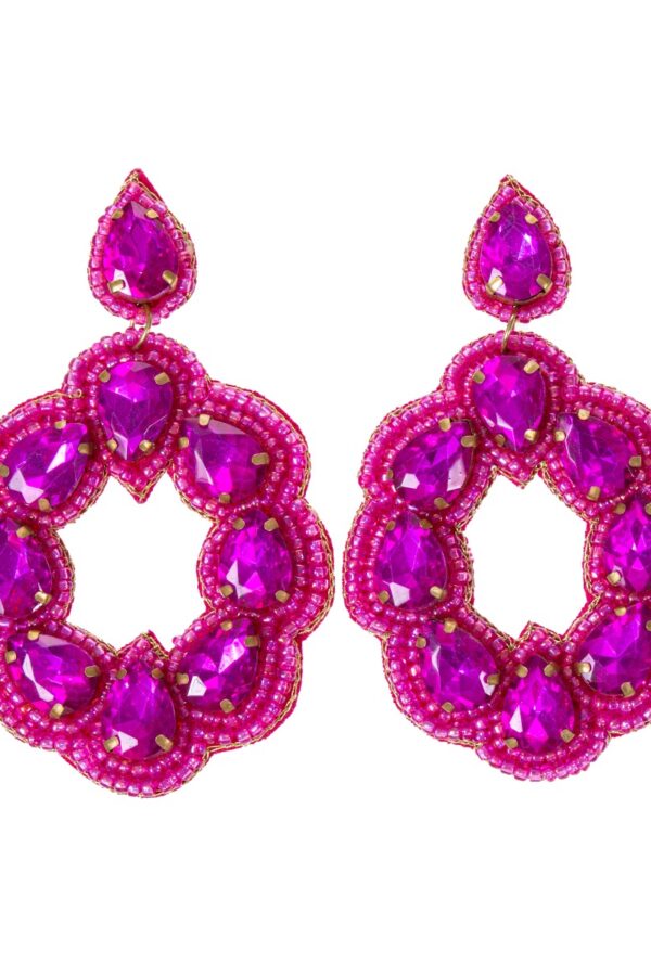 Korvakorut FUCHSIA DIAMOND - Kuva 3