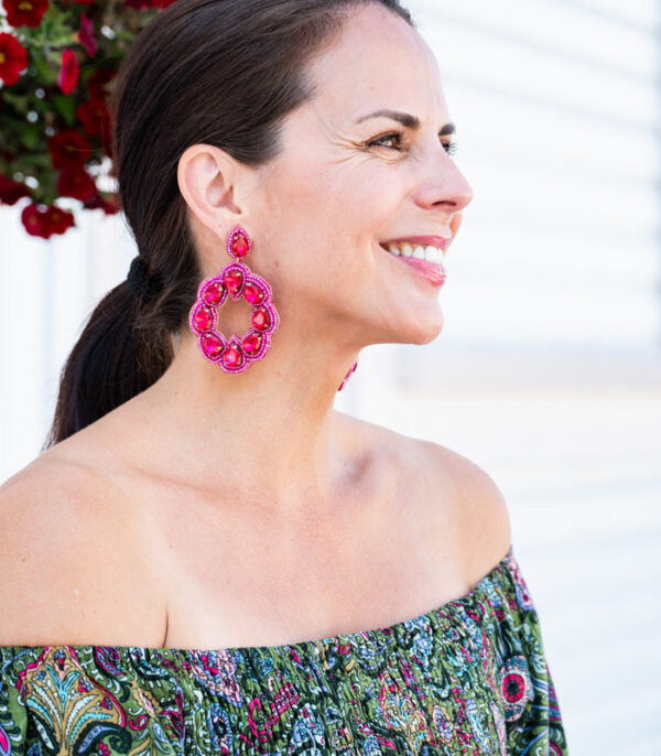 Korvakorut FUCHSIA DIAMOND - Kuva 5