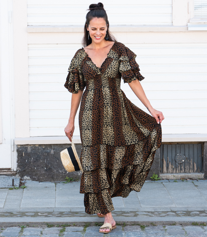 Mekko leopardi pitkä SABELLA