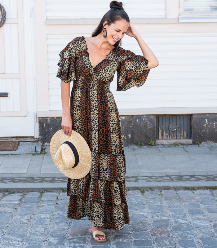 Mekko leopardi pitkä SABELLA