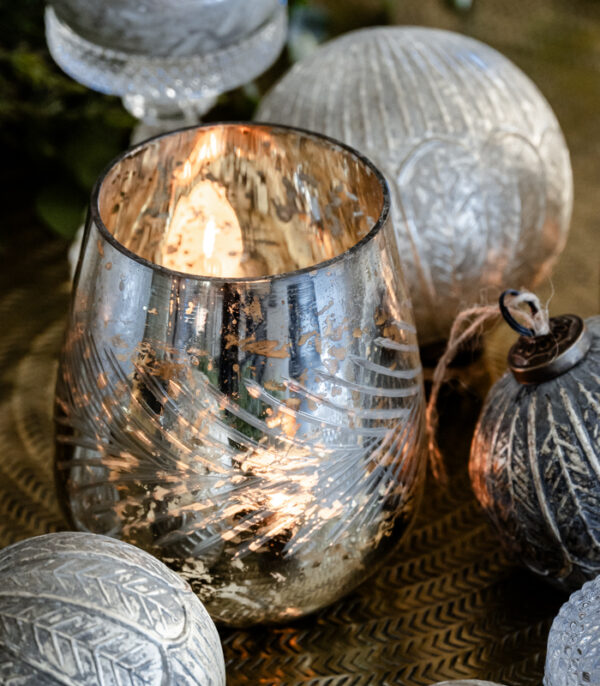Tuikkukuppi 15cm VINTAGE SILVER - Kuva 3