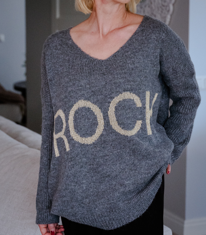 Villaneule harmaa ROCK