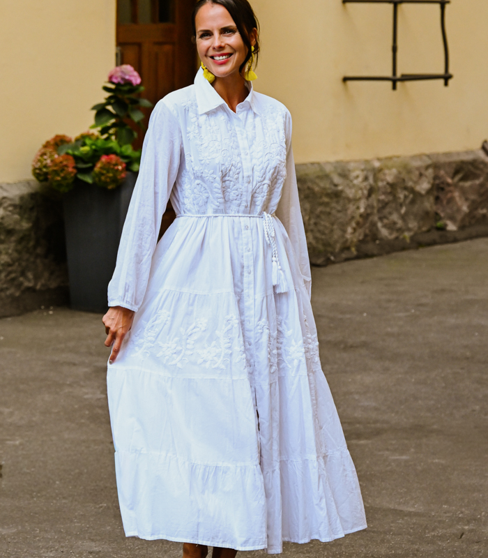 Mekko valkoinen LILIAN
