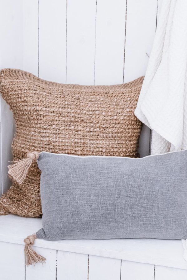 Tyyny 30x50cm harmaa LINEN - Kuva 2